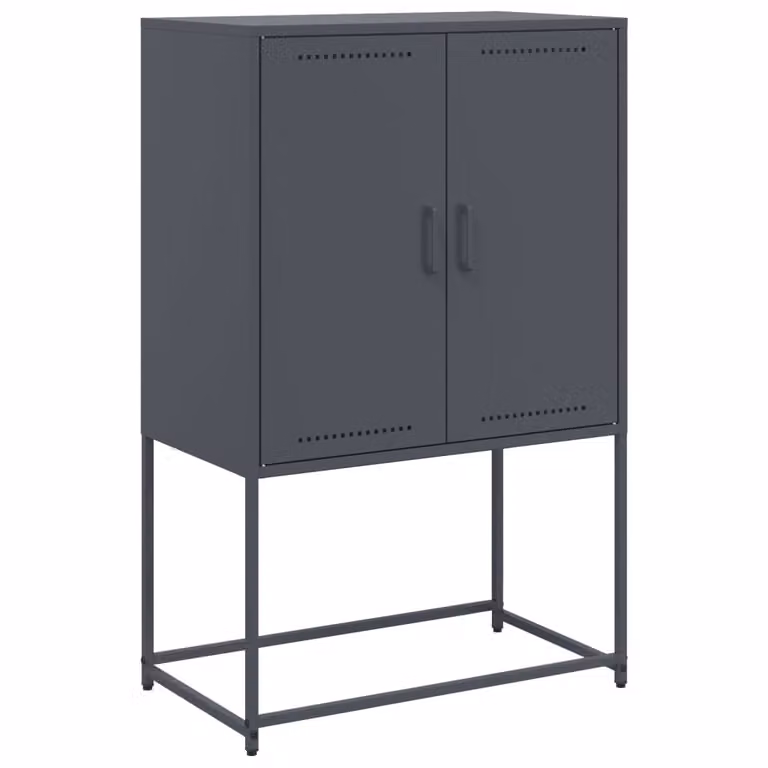 Credenza Antracite 68,5x38,5x107 cm in Acciaio