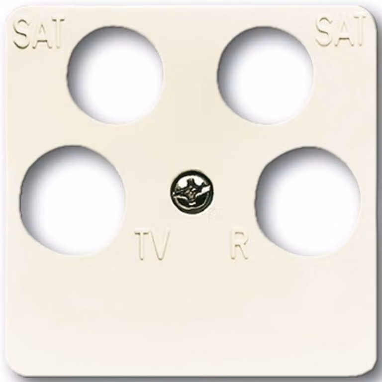 Busch-Jaeger Piastra centrale c/antenna, 4-gang 1743/10-04-212