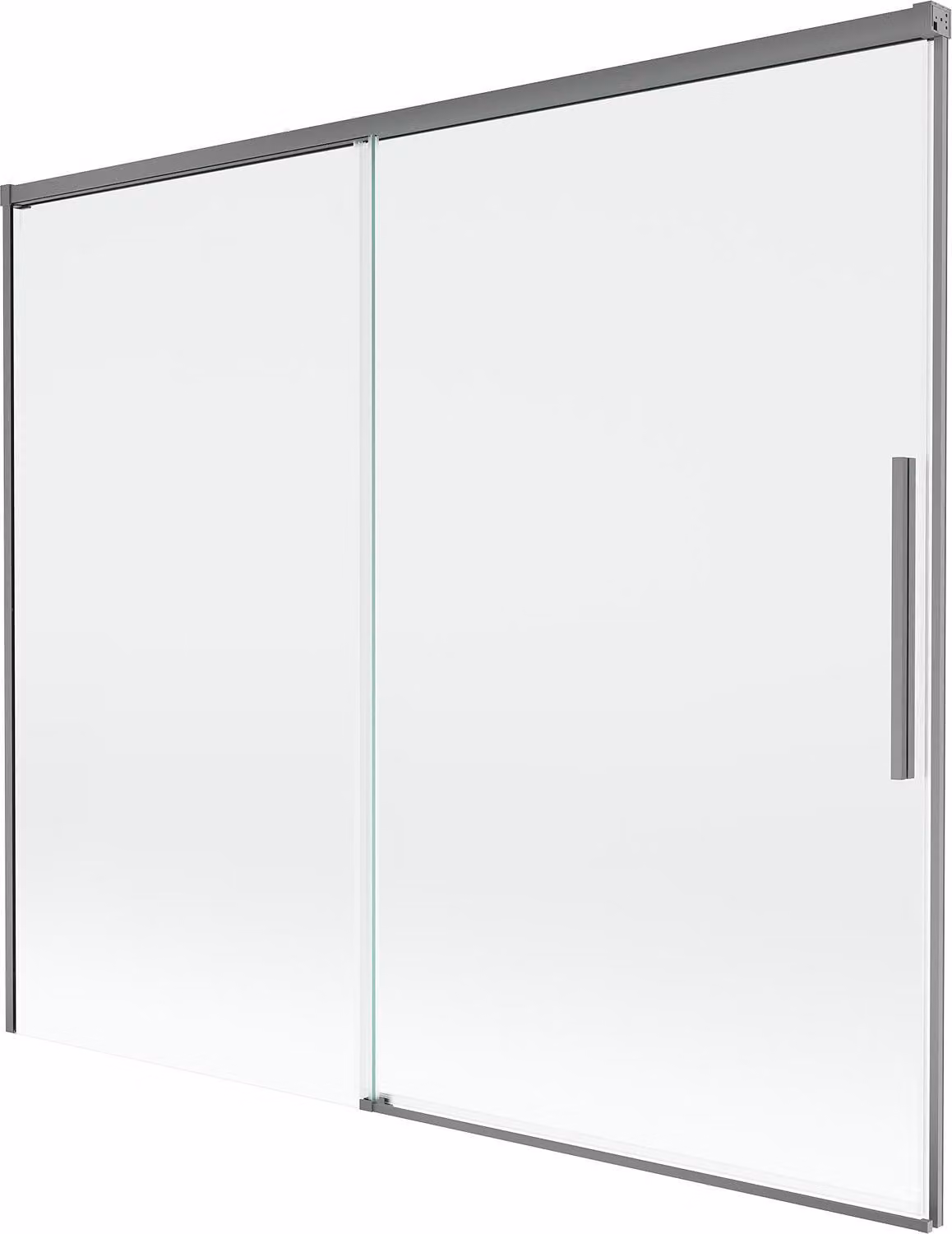 Mexen Rox paratia da vasca da bagno scorrevole a 2 ante 180 x 150 cm, trasparente, gun metal - 8C9-180-001-95-00