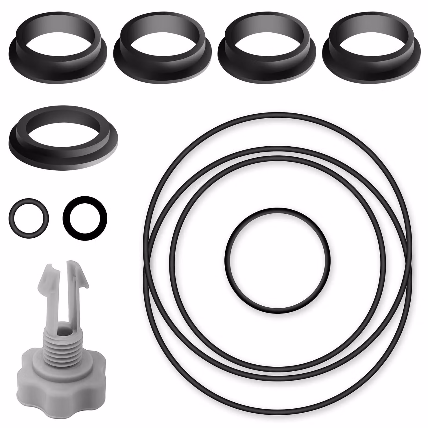 12 pompe per piscina con guarnizione, O-ring e materiali resistenti alla rottura