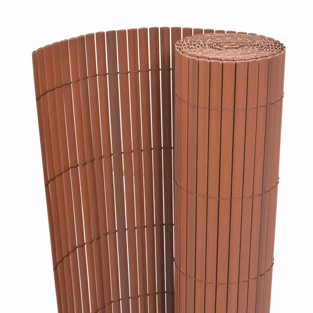 Recinzione per giardino vidaXL in PVC marrone L: 300 cm, H: 150 cm