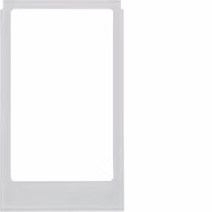 Berker 13206414 Cornice di design angolare, versione grande, accessori: vetro e alluminio