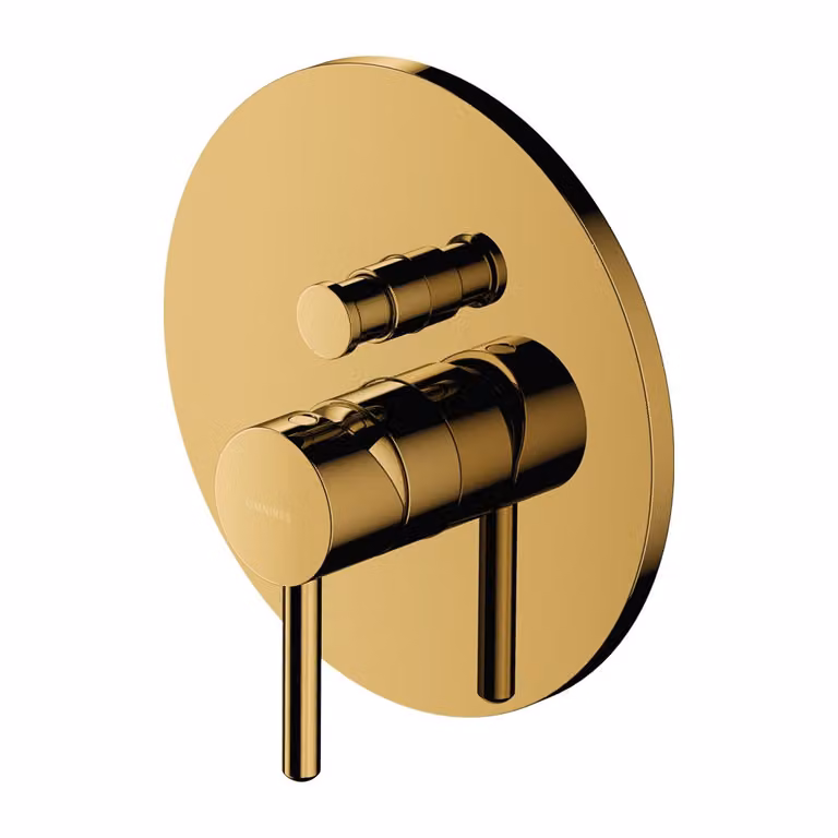 Omnires Y Y1235GL Miscelatore incasso per vasca/doccia, oro