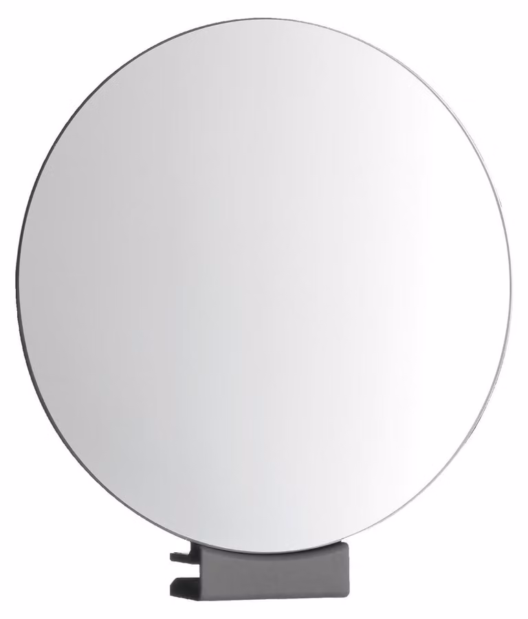 Rasage emco et Miroir de soins de beauté, grossissement : 2 - 3 fois, rond, diam. 120 mm, non éclairé, clipsable, plage de serrage 5- 6 mm, 979516400, 979516400