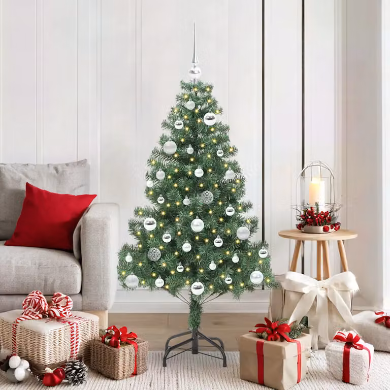 vidaXL Albero di Natale Verde 150 cm PVC