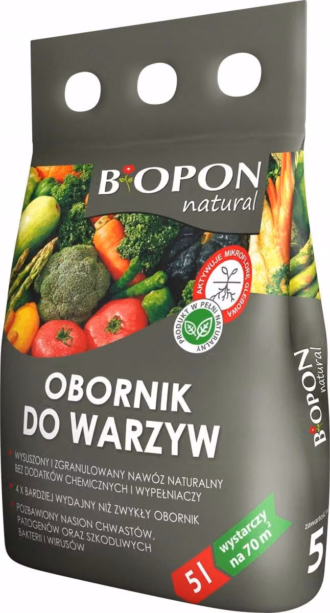 BIOPON Natural 5L Concime granulare per ortaggi