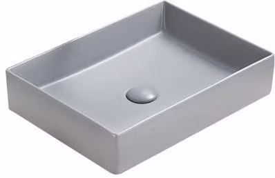 Mexen Goya lavabo da appoggio 51 x 37 cm, grigio chiaro opaco - 22185061
