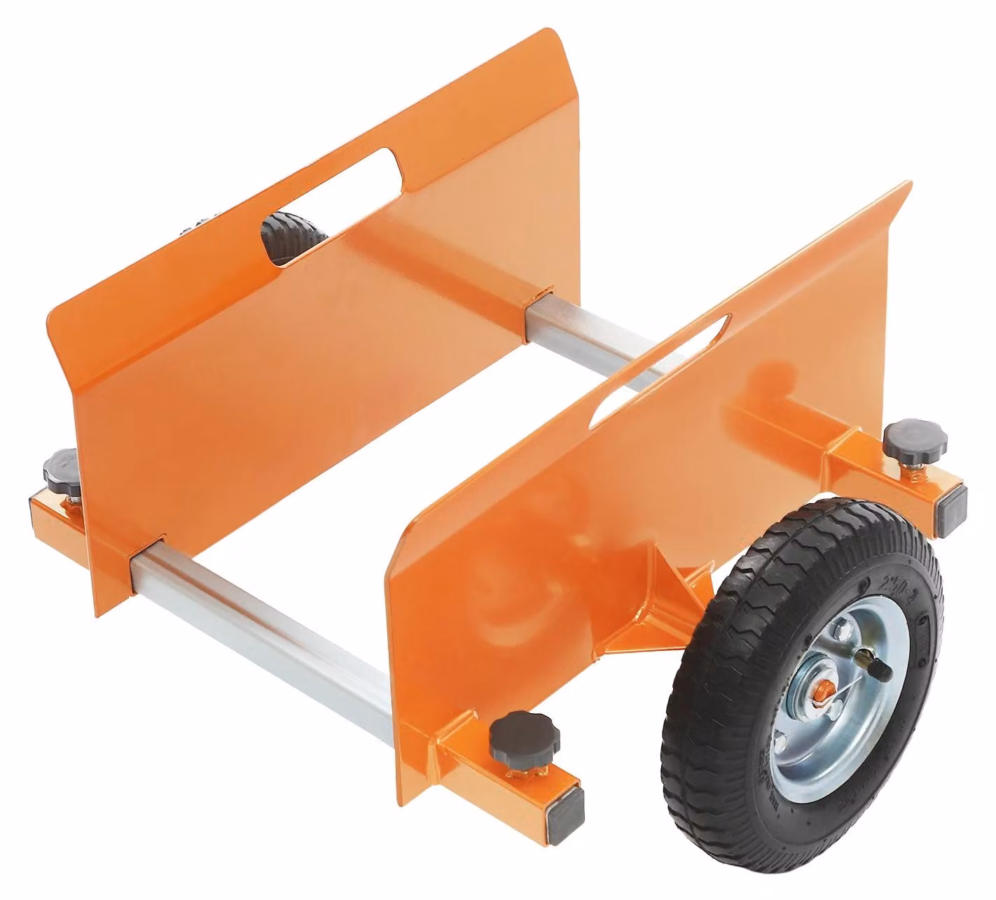 Carrello per pannelli di cartongesso - Carrello di trasporto regolabile - Industriale - 2 ruote - Capacità di carico: 250–300 kg - Parete laterale regolabile da 0 a 23 cm - Ruote in gomma da 20 cm - Acciaio legato