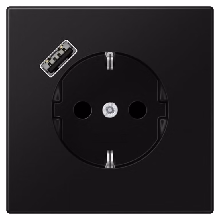 Jung SCHUKO Presa di corrente con USB tipo A LS1520-18ASWM (LS1520-18ASWM)