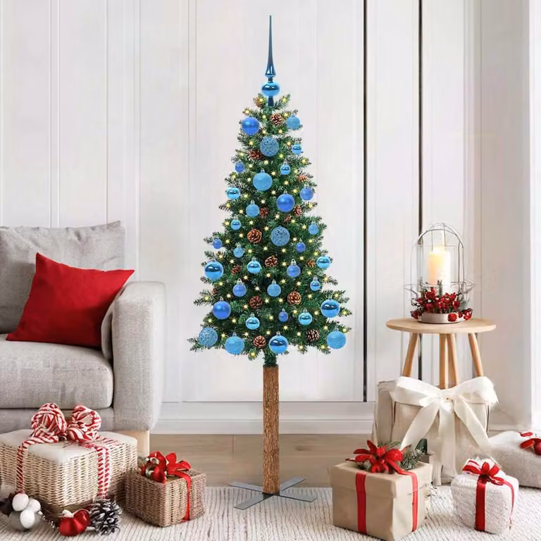 Maison Exclusive - Albero di Natale sottile, verde, 150 cm