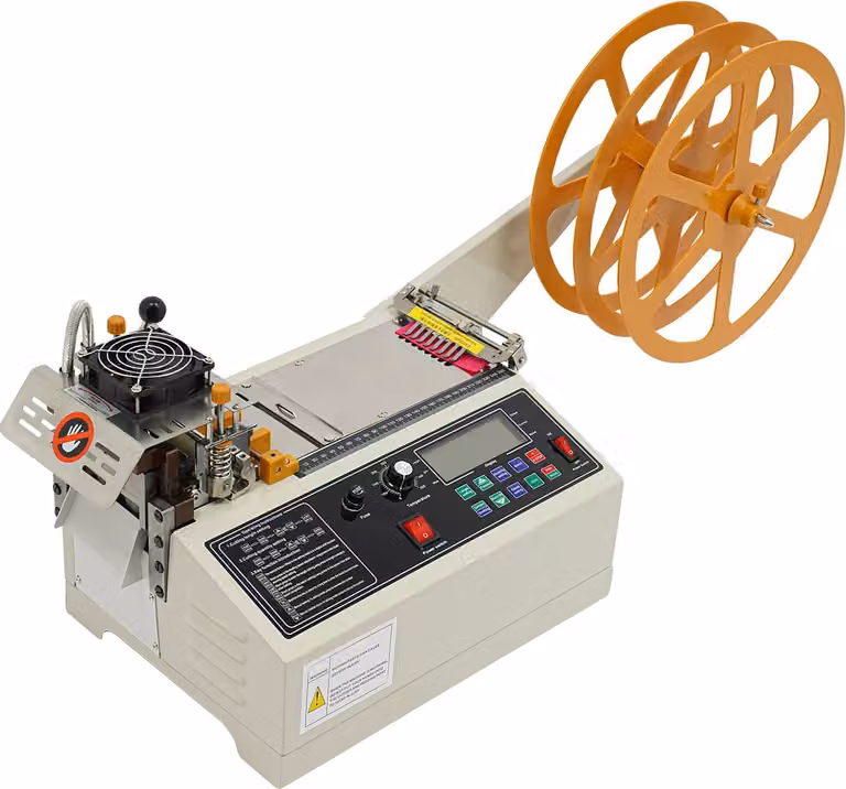 Taglierina automatica per nastri, alta precisione, applicazioni versatili, colore bianco