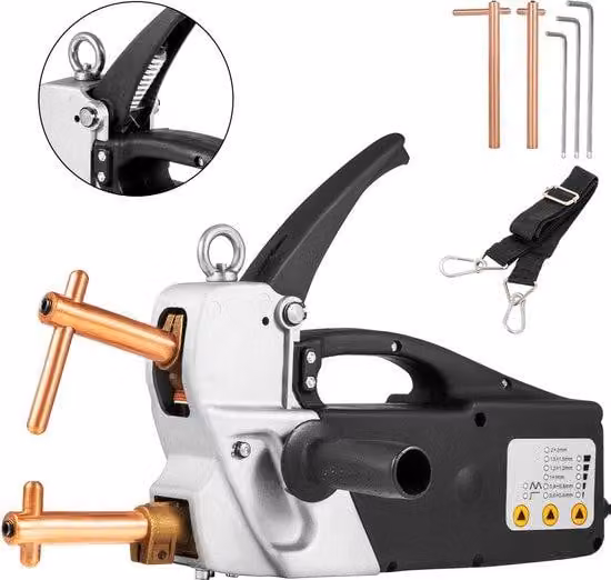 Trapano elettrico per plastica, manico portatile, diametro massimo di foratura 2,0 + 2,0 mm