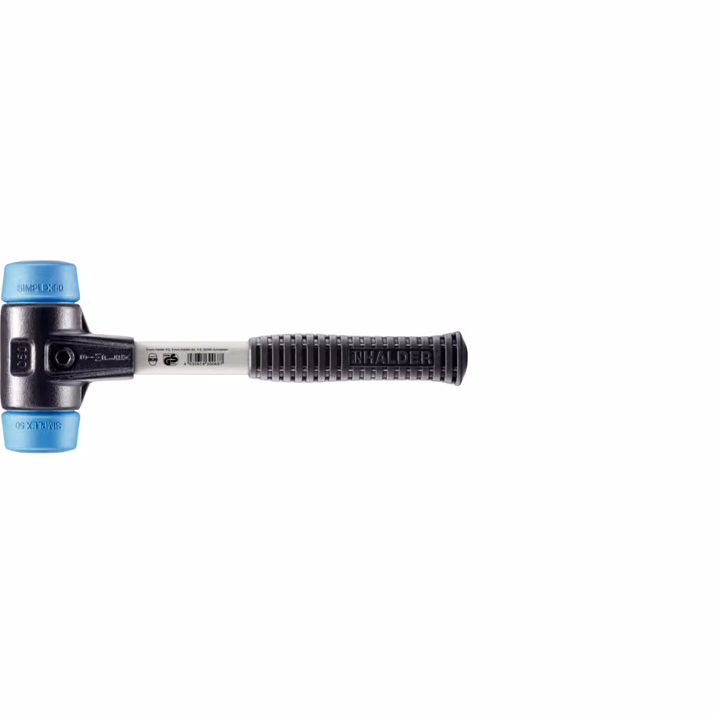 Mazza SIMPLEX soft-face, TPE-soft; con rinforzo..