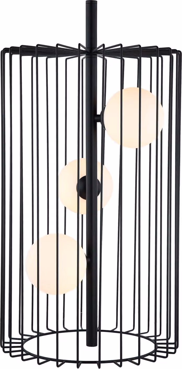Italux Hayden lampada da tavolo LED moderna nera MTM-3935/3 BK