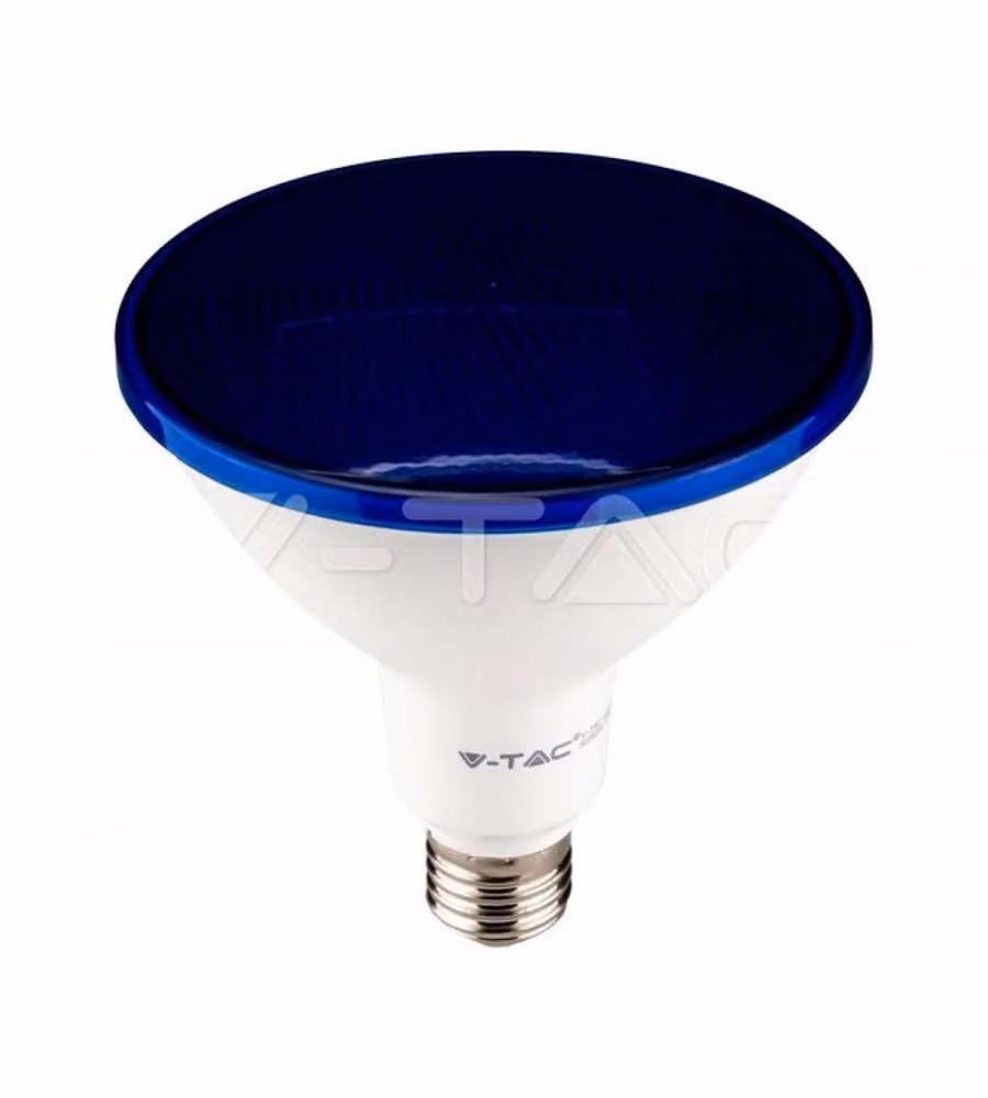 Lampadina LED E27 17W PAR38 Colore Blu IP65