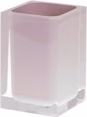 Portaspazzolino Gedy RA9810 Rosa L/P/H: 7,2 x 7,2 x 11 cm