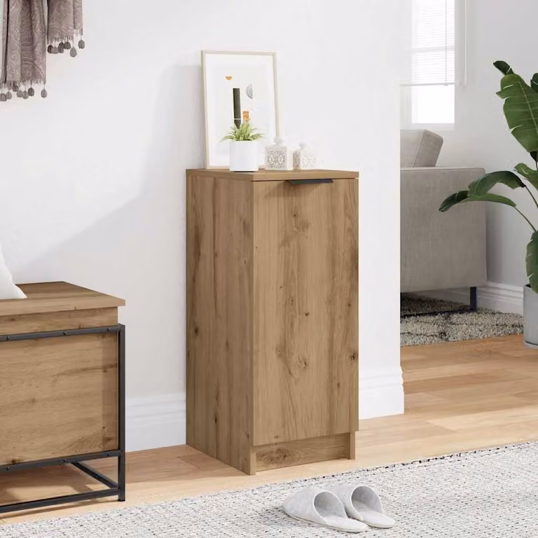 Scarpiera moderna vidaXL in MDF marrone con ante a battente L/P/H: 29,5 x 35 x 70 cm