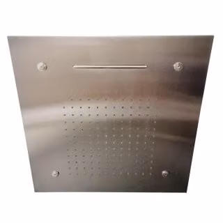 Herzbach 11.650300.2.09 LIVING SPA iX Doccia a pioggia da incasso a soffitto quadrata