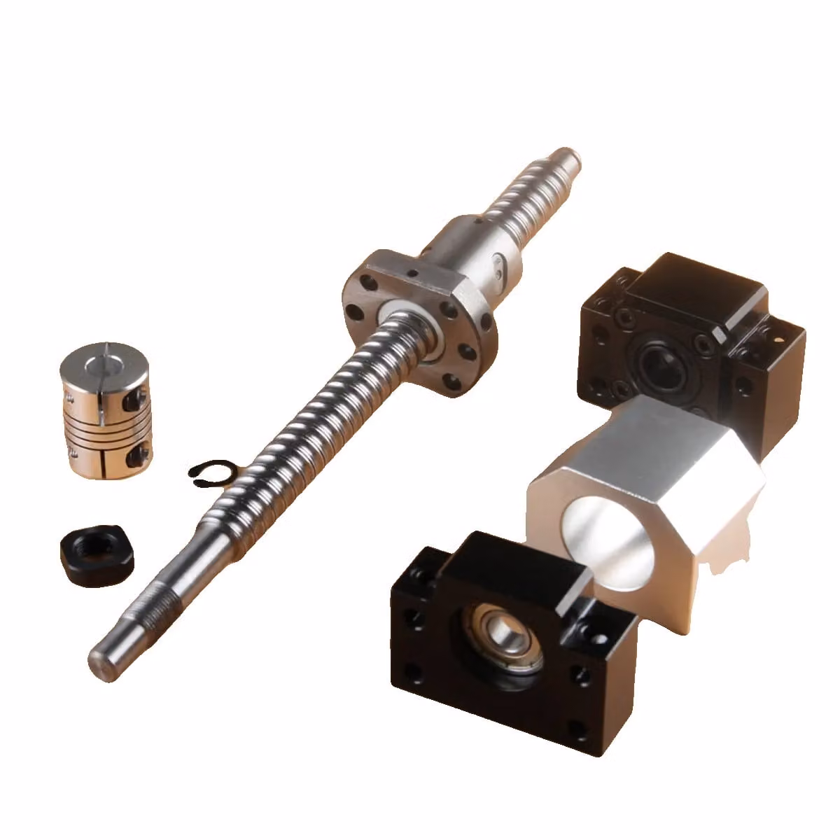 Vite a sfere SFU1605, diametro 16 mm, opzioni di lunghezza, 1200 mm, set di viti SFU1605