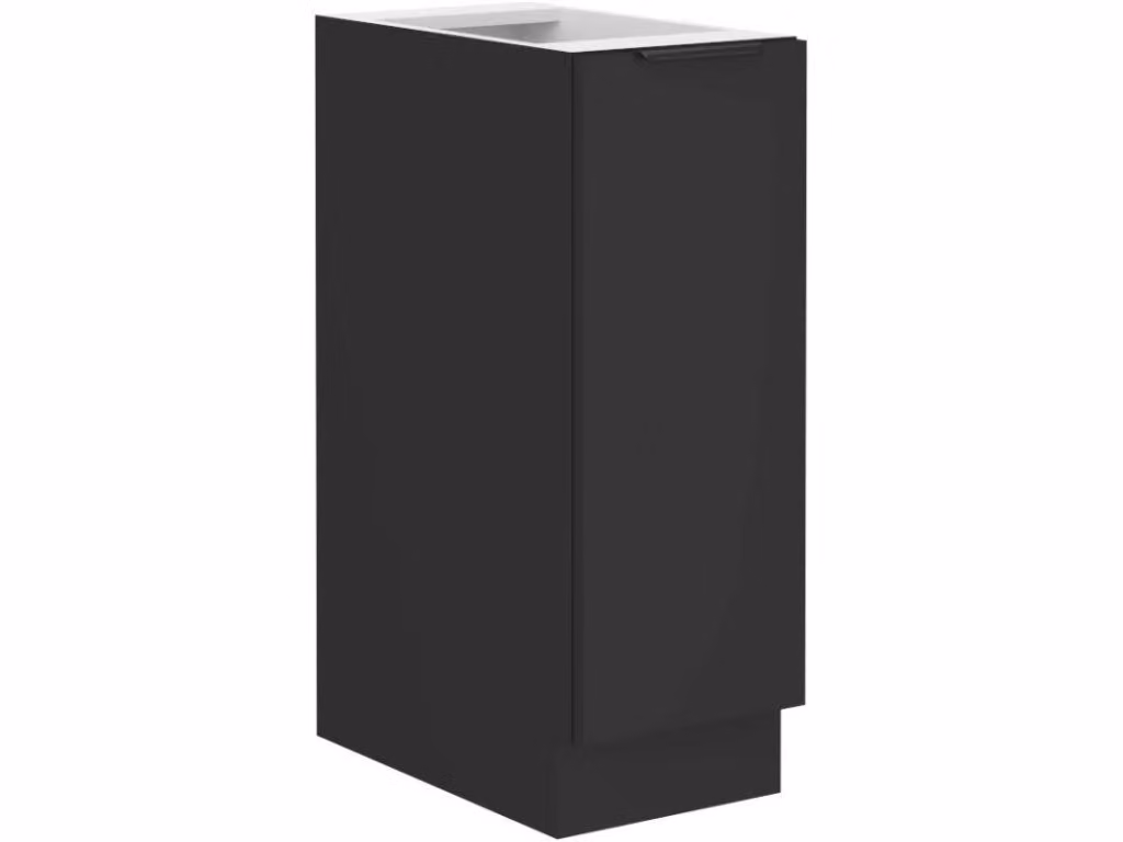 Mobile estraibile SAJU - larghezza 30 cm, nero