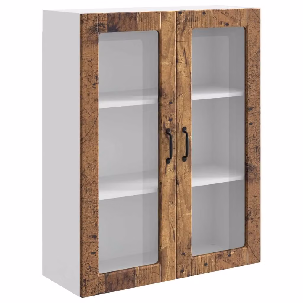 Armadio da cucina moderno vidaXL in legno effetto marrone con scaffali interni, L 80 x P 31 x H 100 cm – 2