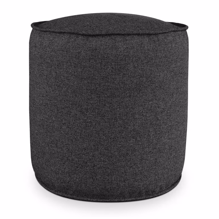 Pouf Rotondo da Interno & Esterno Piuma L Antracite