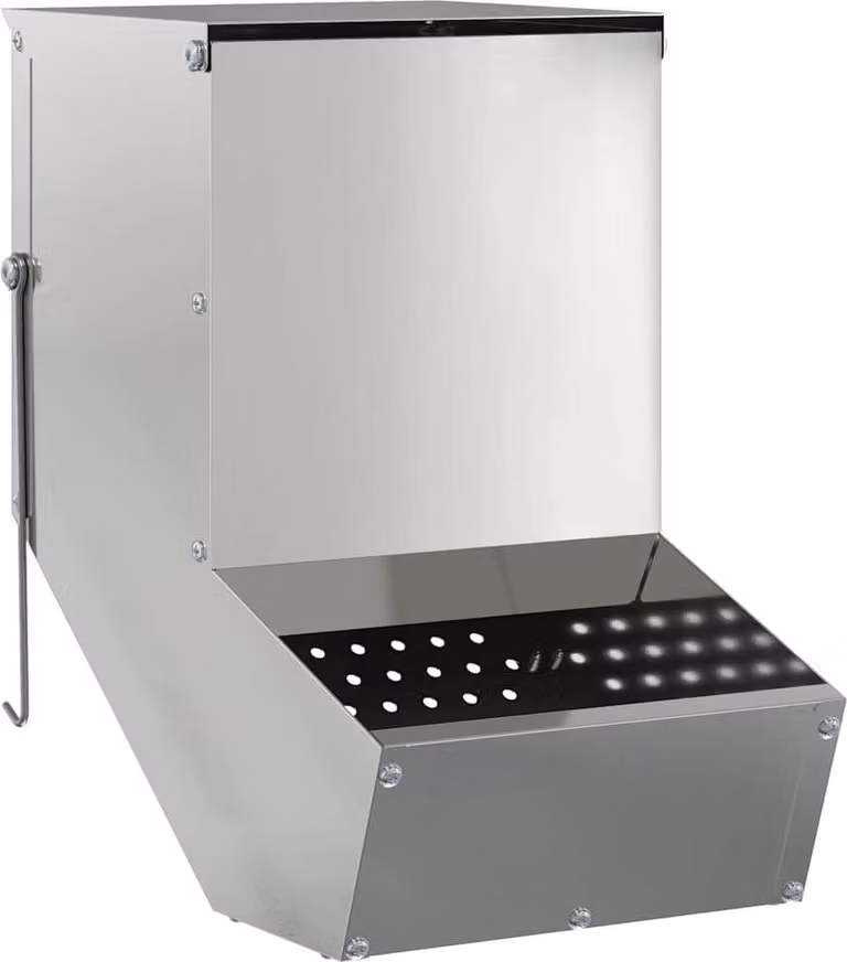 Mangiatore per conigli Argento 17,5 x 26 x 28,5 cm