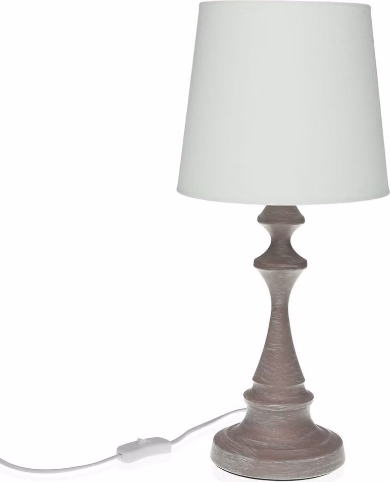 Lampada da tavolo Versa Gene Silver 23 x 49 cm in metallo