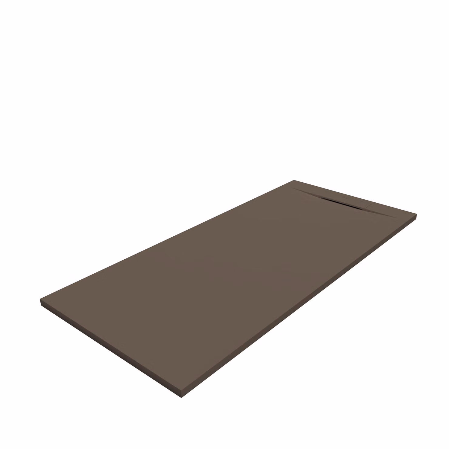 SANYCCES SIENA Piatto doccia rettangolare SanyDur Gel Coat 180 x 80 cm, Cacao