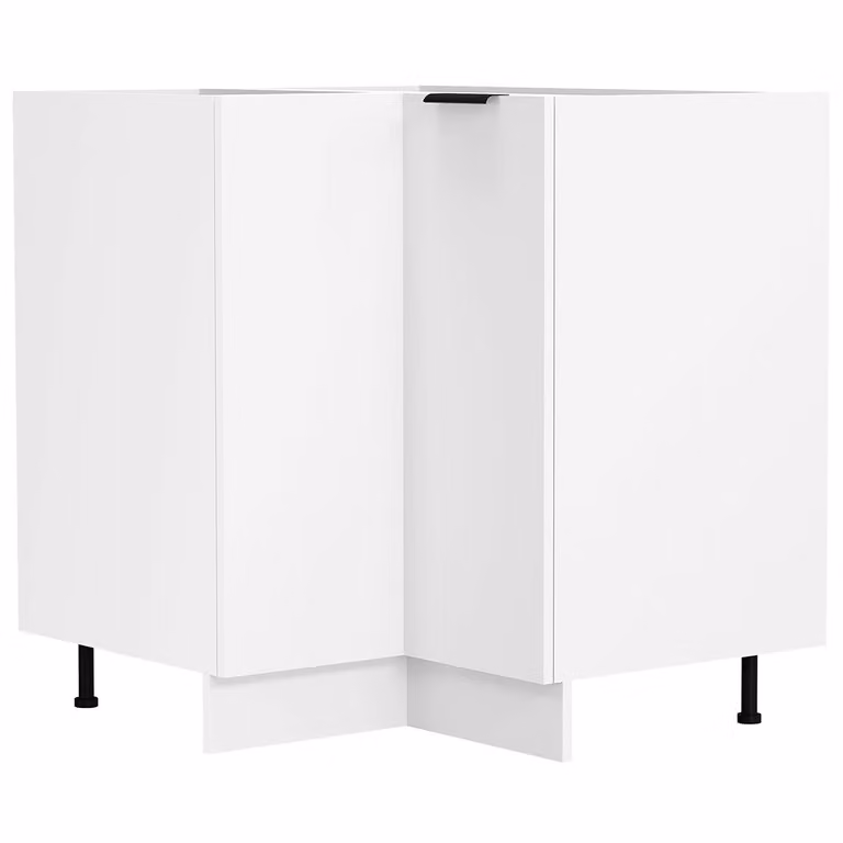 Armadio angolare | Dimensioni ca. H. 82 x W. 76 x D. 76 cm | Armadio da cucina | Armadio inferiore | Mobili da cucina - Fasola
