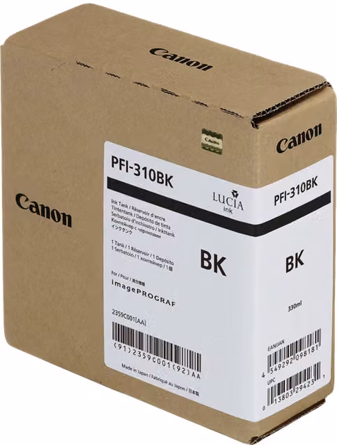 Canon PFI-310BK cartuccia d'inchiostro Originale Nero