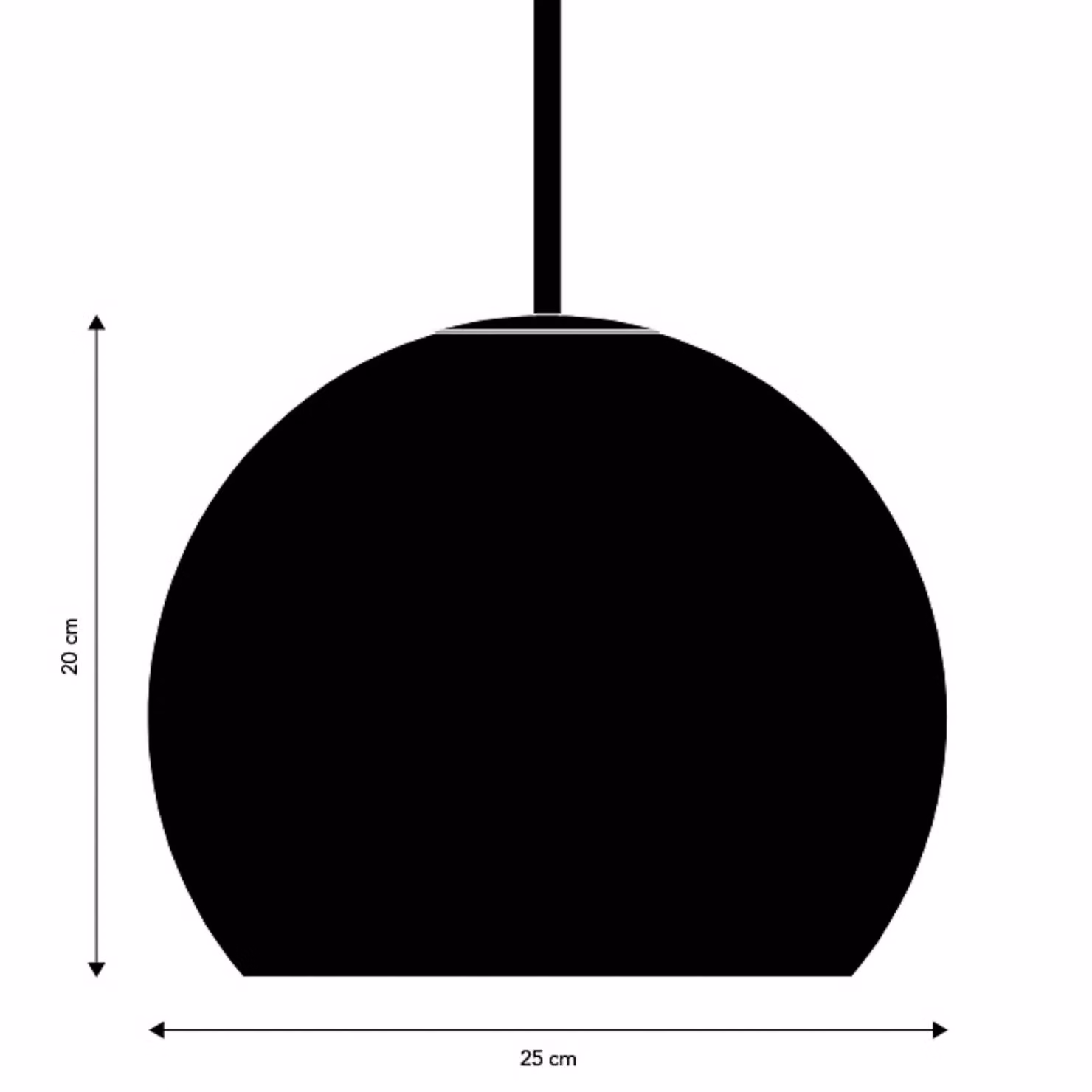 FRANDSEN Lampada a sospensione in vetro Ball, dimmerabile, Alluminio / Grigio / Zincato, Soggiorno / Sala da pranzo, Vetro, Design, Lampada a sospensione