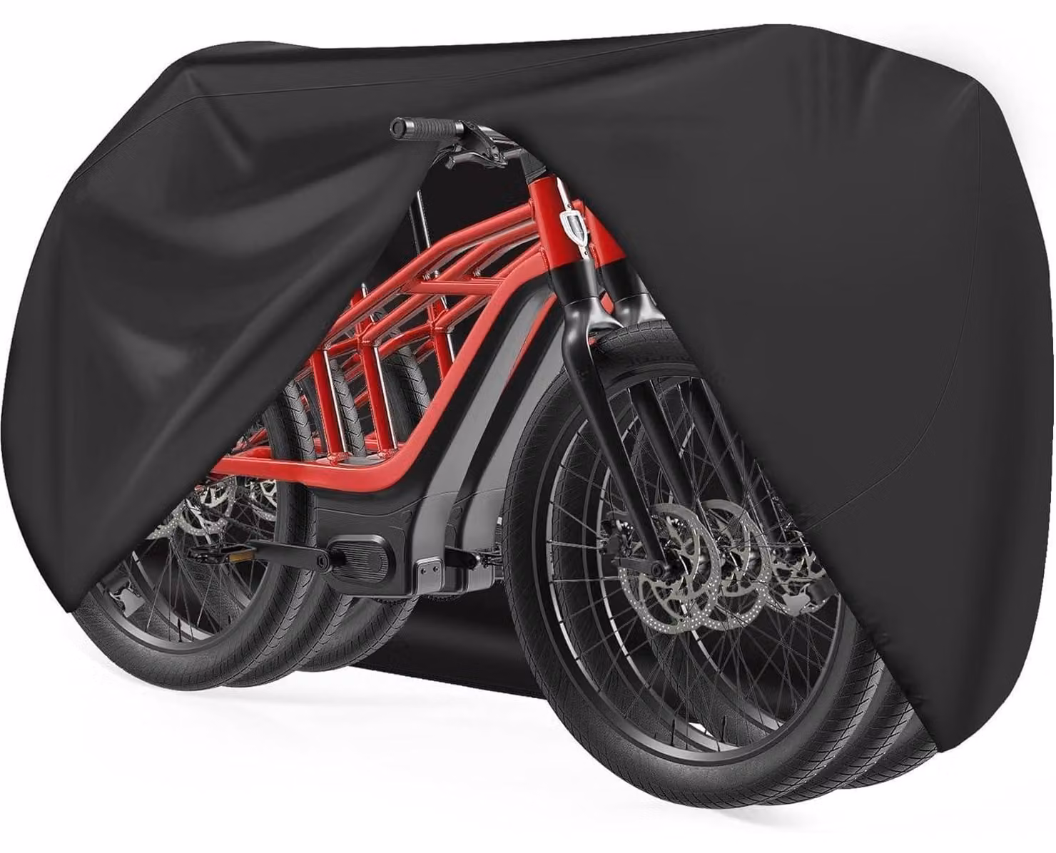 Copertura per biciclette, adatta per 3 biciclette, da esterno, impermeabile, con rivestimento inPoliuretano600D, dimensioni 210,8 x 116,8 x 119,4 cm