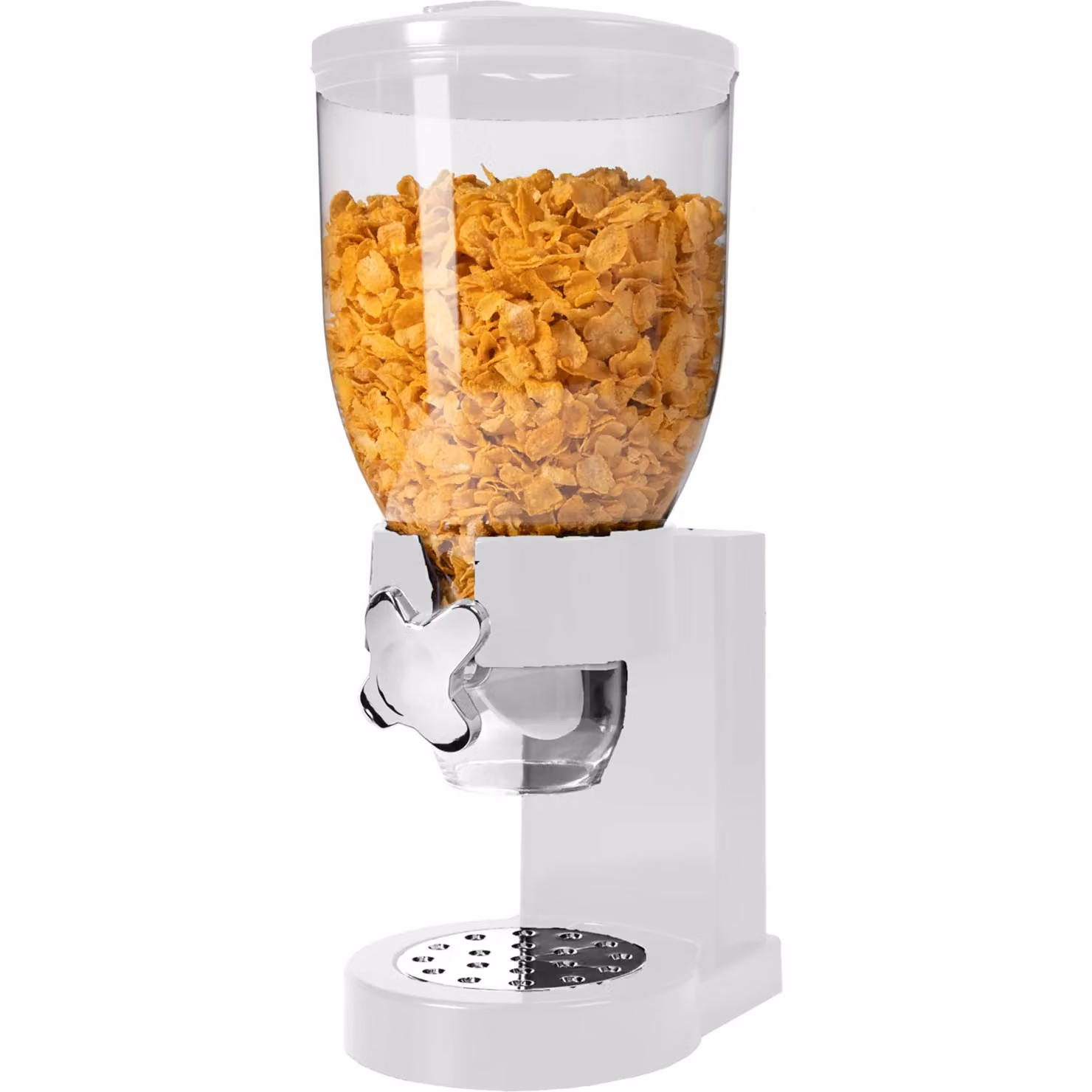 Dispenser per cereali Gusto Casa, colore bianco, capacità 2 litri