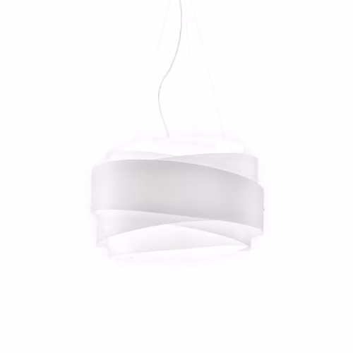 Lampadario a sospensione BEA cinque luci Bianco diametro 60x h38 cm