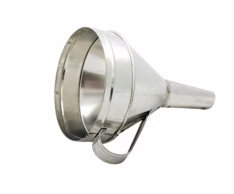Imbuto metallico diritto Fi 17,5 cm zincato