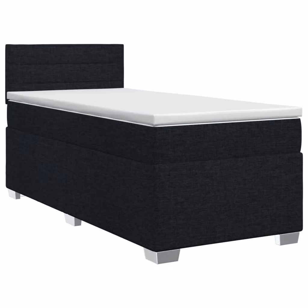 Letto box spring con materasso ibrido vidaXL Nero L/P: 90 x 190 cm – 2