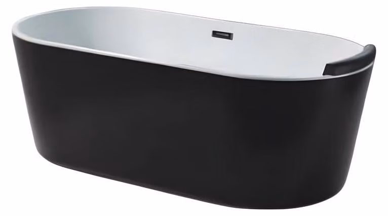 Designwanne Badewanne Acrylwanne Wanne Raumsparwanne Komfortwanne 180x82 cm
