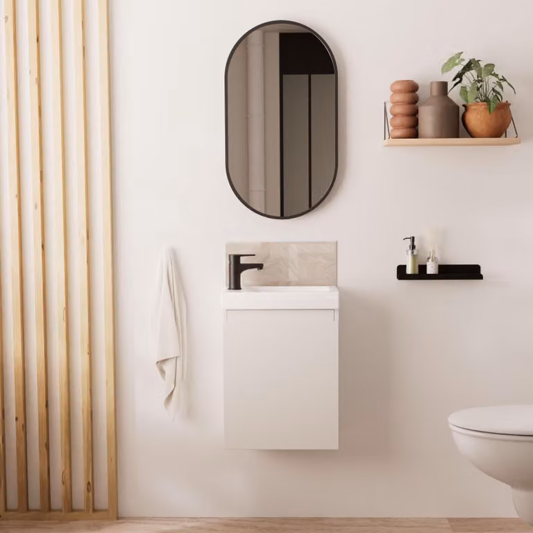 Mobile lavabo LISA + specchio ovale