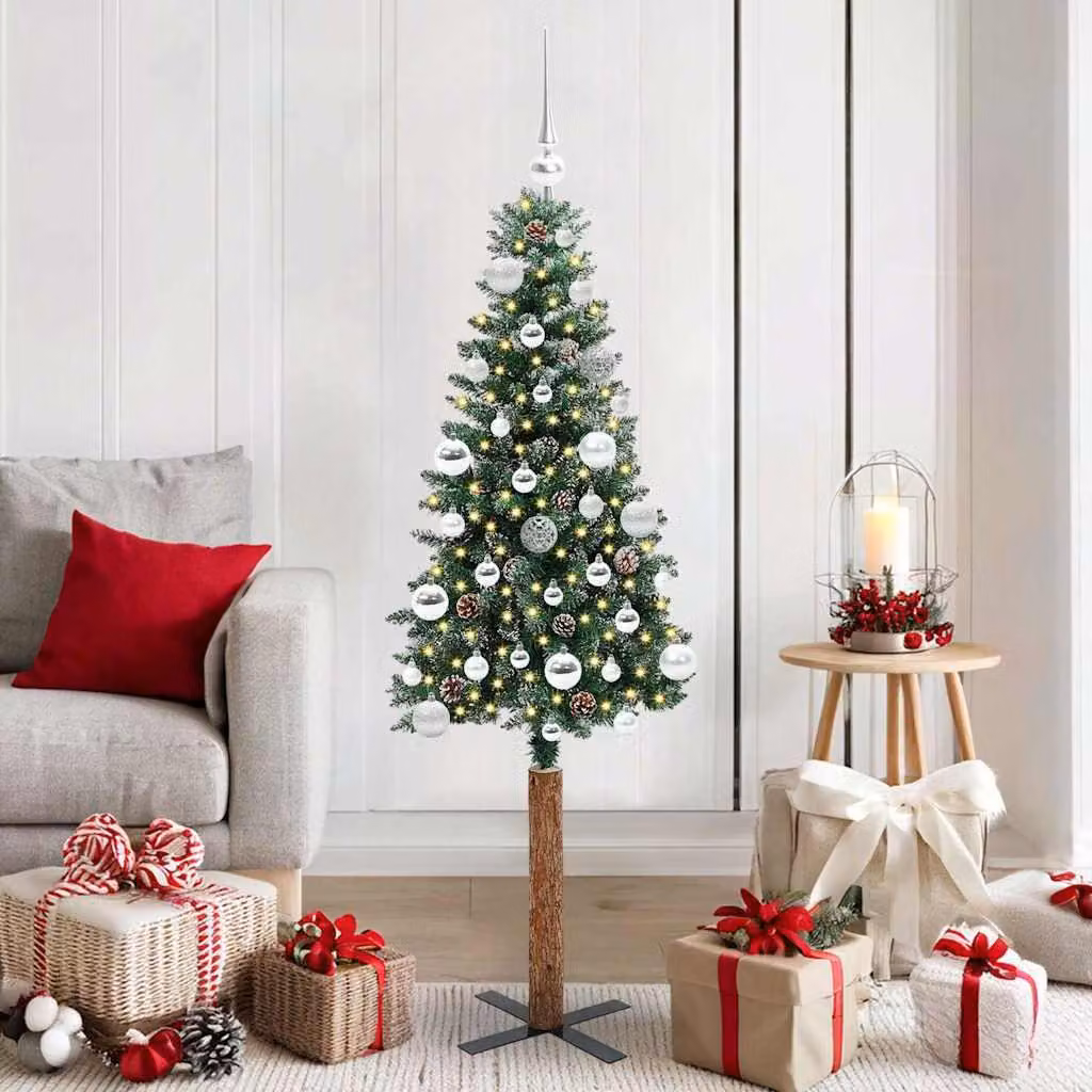 Maison Exclusive - Albero di Natale sottile, verde, 150 cm