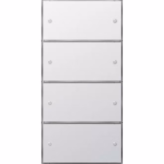 Gira 2035112 Sensore a pulsante KNX Comfort a 4 vie (2+2) Bianco puro