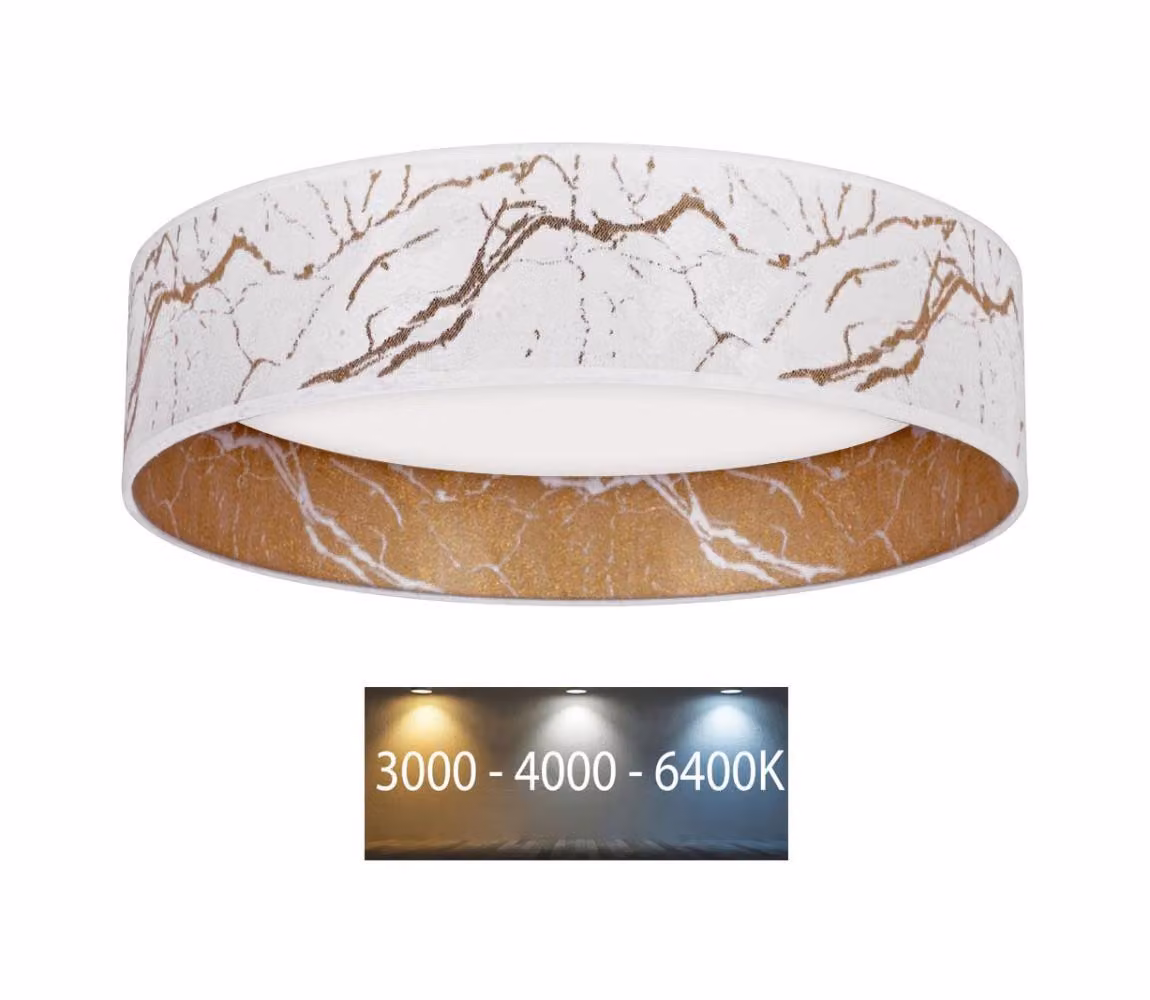 Brilagi - Plafoniera VELVET LED/24W/230V 3000/4000/6400K bianco/oro