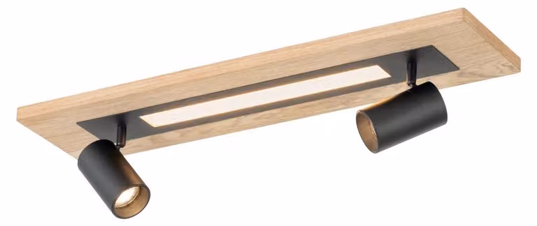 Lampada a soffitto Torrestralle con 2 faretti