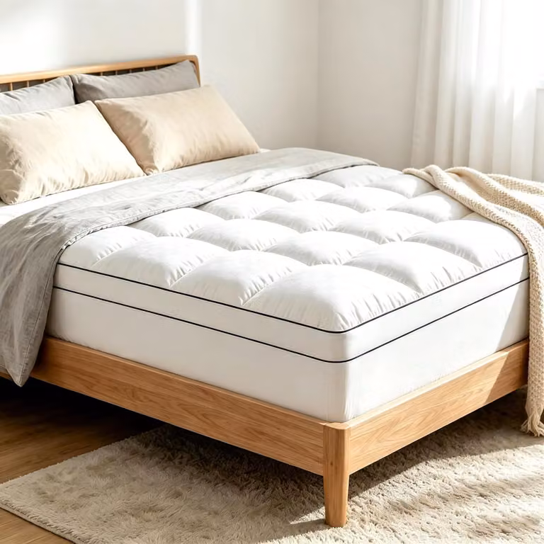 Sottileletta per materasso, dimensioni 150x200 cm, 1000 g/m², in microfibra, lavabile in lavatrice, ideale per la camera da letto