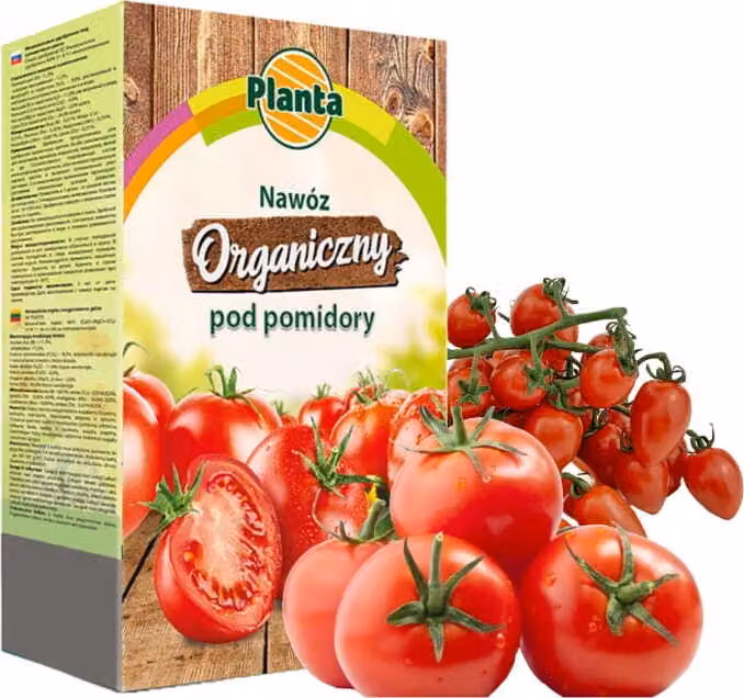 Concime organico per pomodori, granuli naturali Planta 1,8 kg 25 l