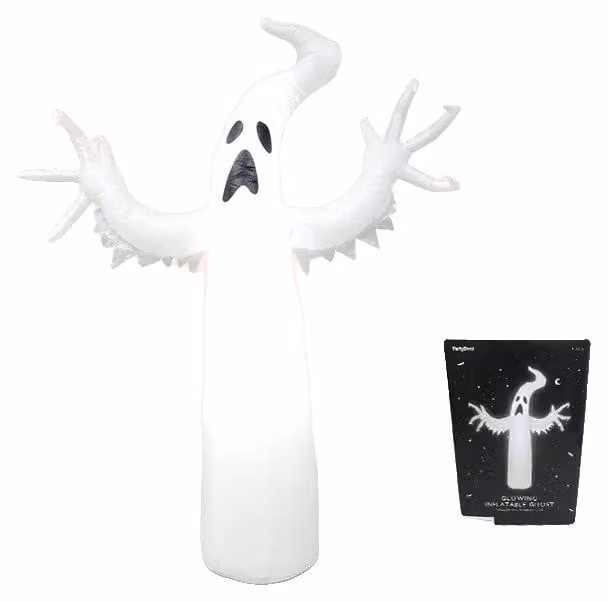 Decorazione per Halloween a tema fantasmi, realizzata in PVC impermeabile, facile da montare, altezza 185 cm