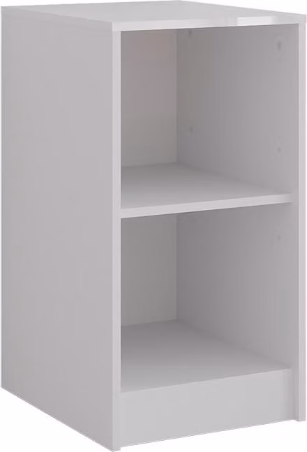 Cassettiera Vicco Sherry Bianco/bianco lucido 40.2 x 76 cm, Model 57712