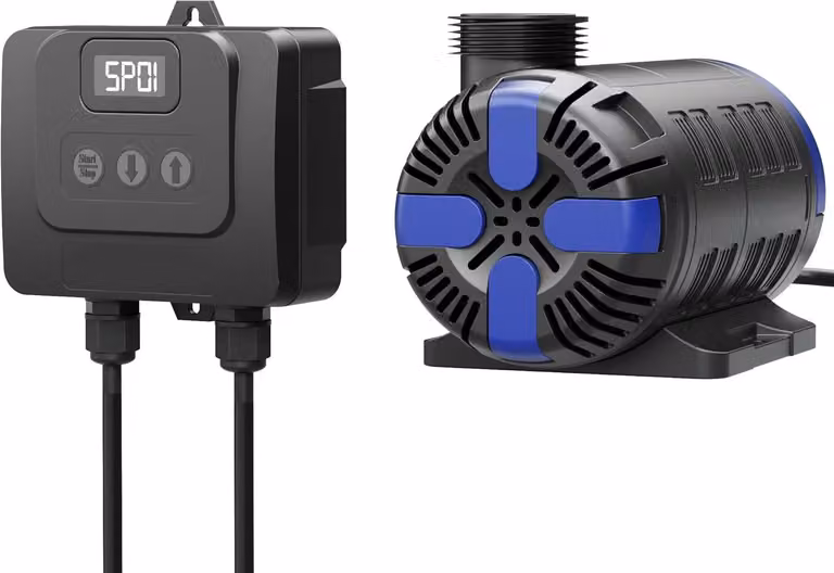 SuperECO pompa per laghetto CET-15000, 180W, 15000 l/h, pompa filtrante con controllo del flusso