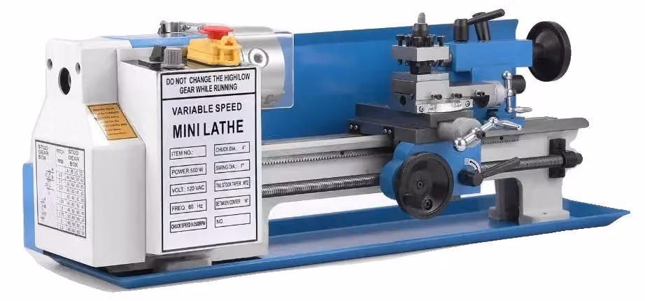 Mini tornio, funzionamento ad alta velocità, lavorazione versatile dei metalli, 220V