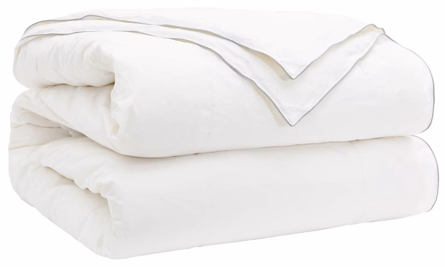 Copertura per letto, 220x240 cm, adatta a tutte le stagioni, 200+300 GSM, colore bianco